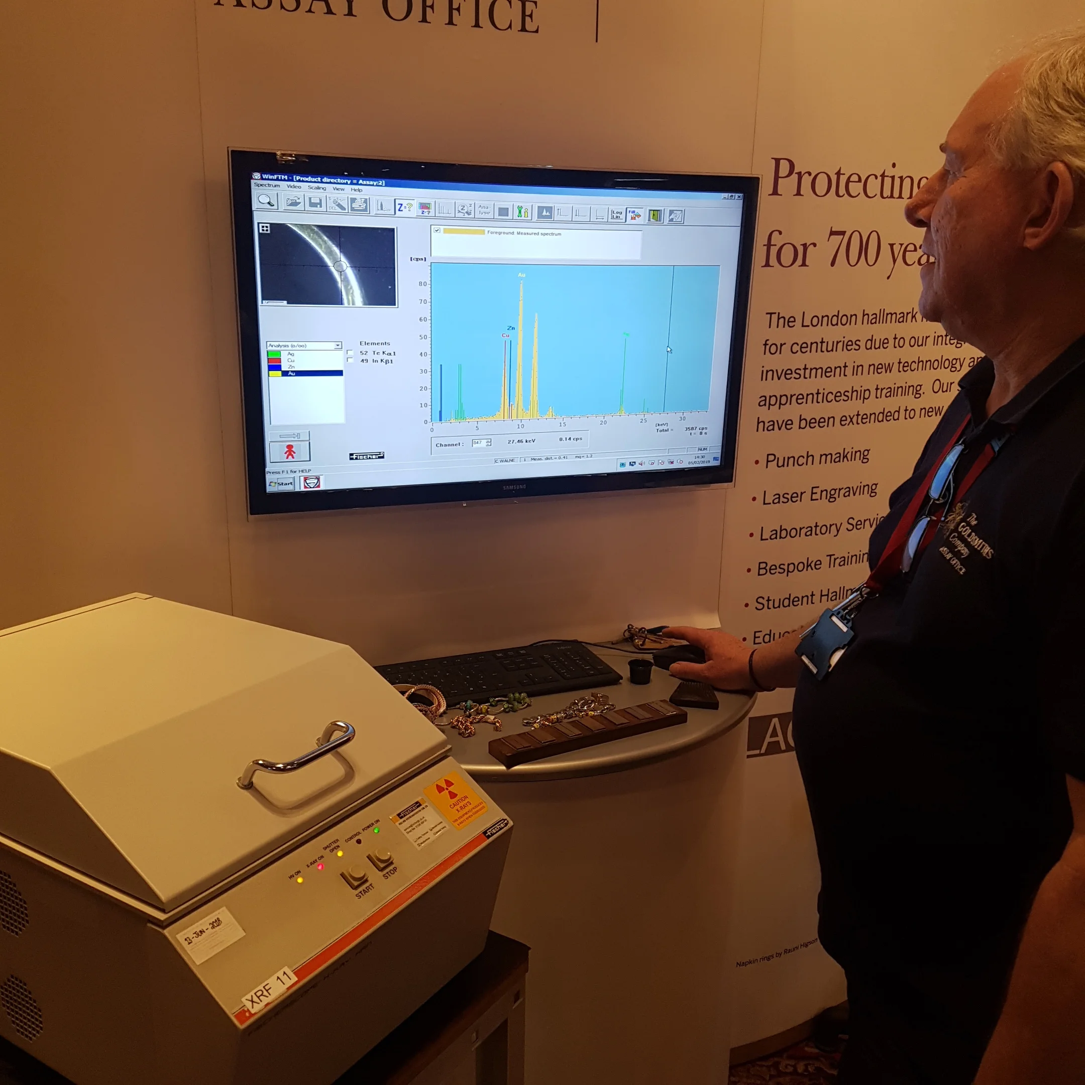 Dave and the XRF Machine