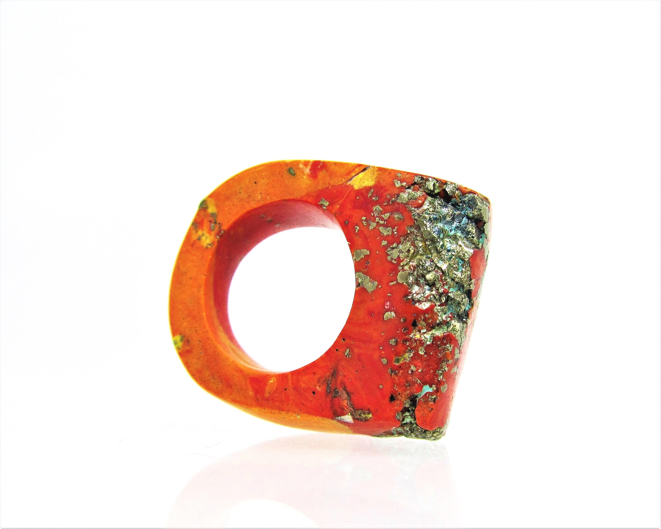jad+mellor+orange+resin+pyrite+hewn+ring.jpg