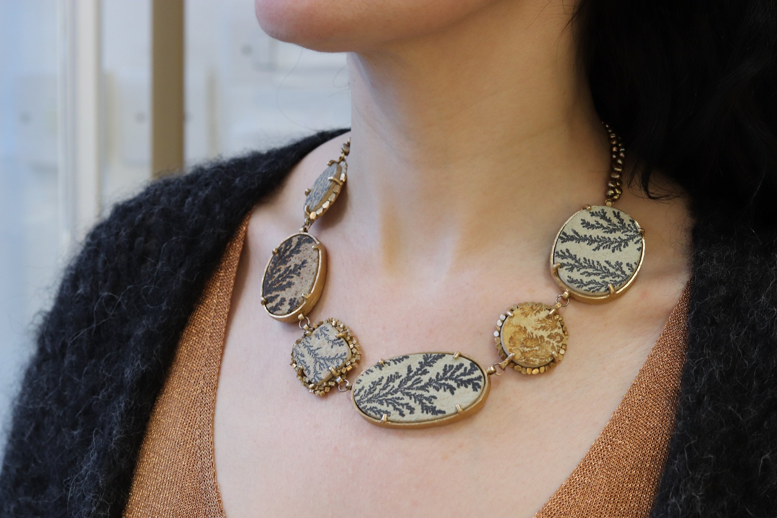 jade mellor bavarian dendritic limestone bronze necklace.JPG