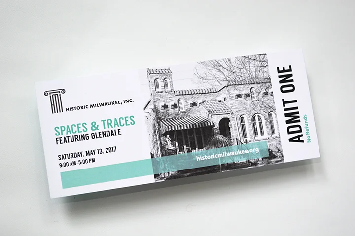 Spaces & Traces Event Ticket, Historic Milwaukee, Inc.