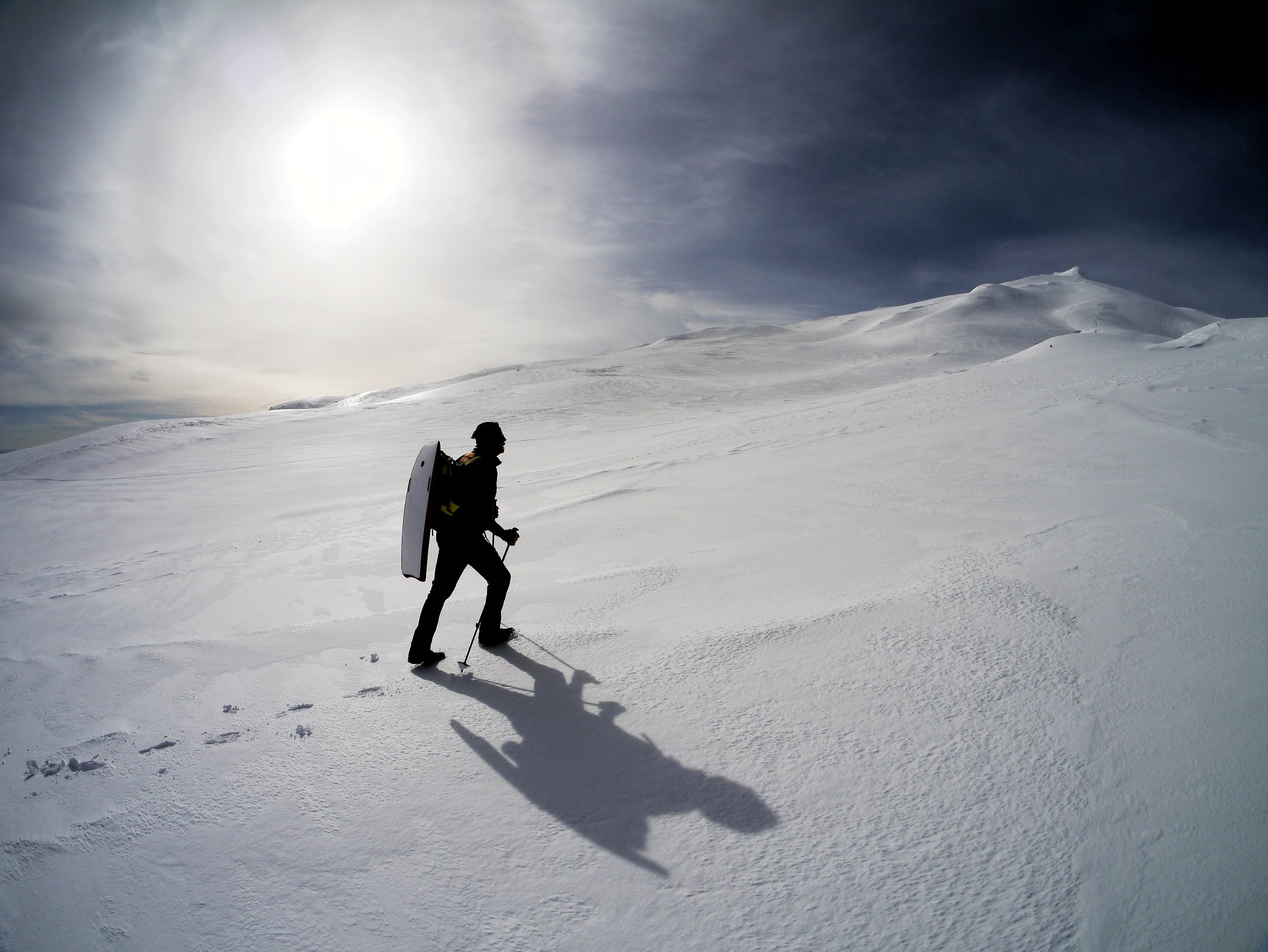 hiking up snæfellsjökull