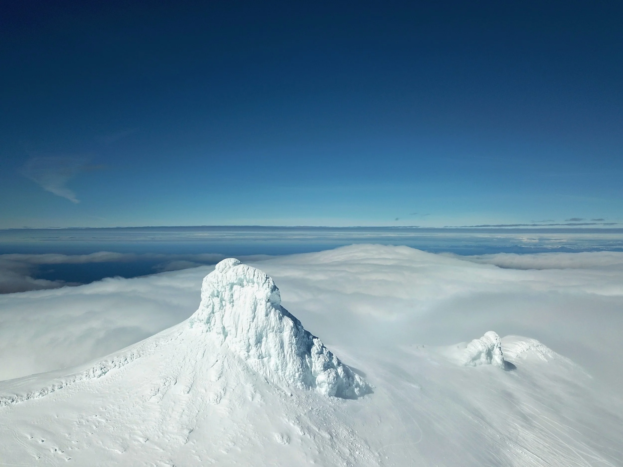 Snæfellsjökull Glacier summit by air