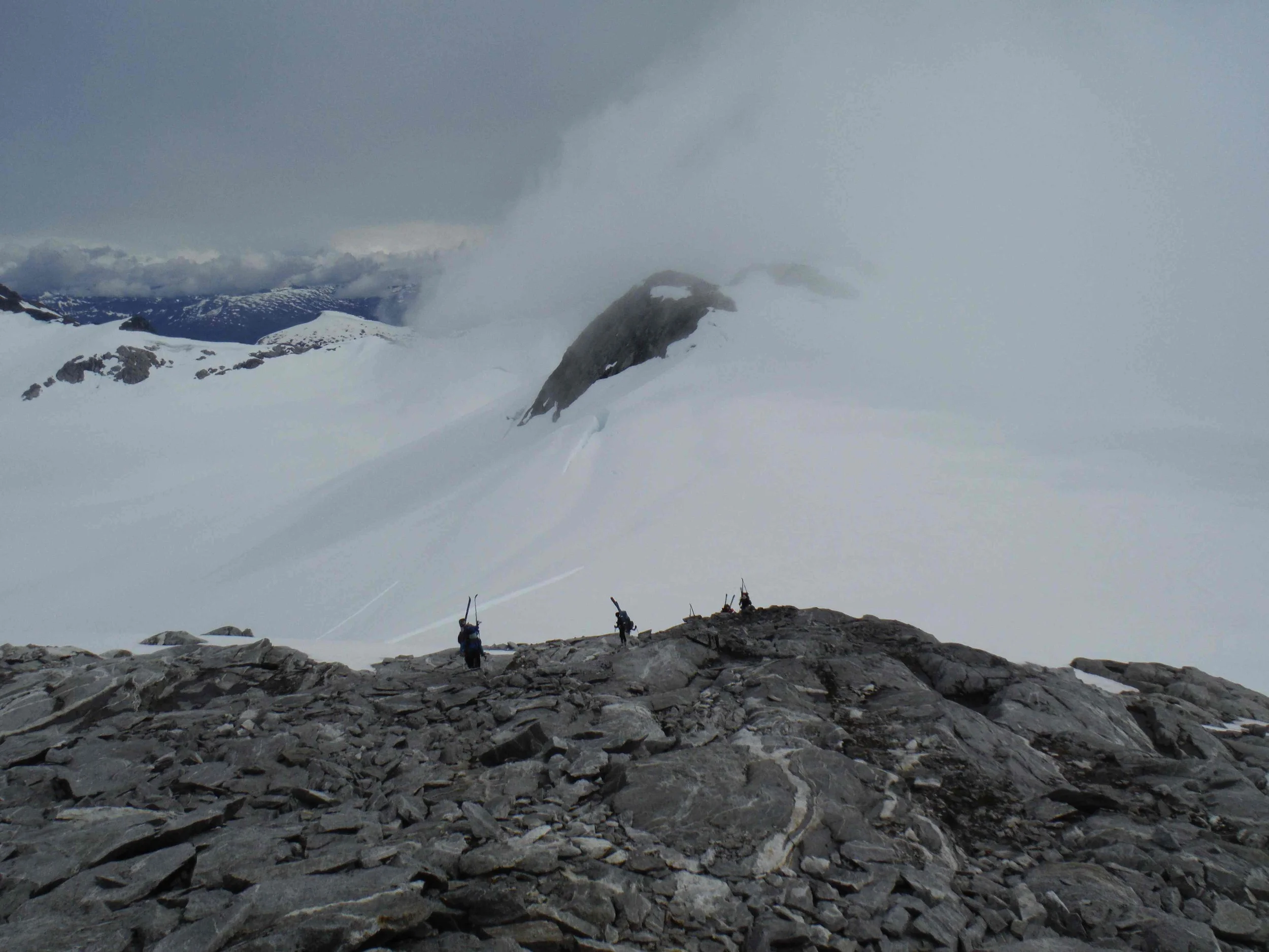 Nugget Ridge was a pleasant ski-break for some of us. Photo by Sarah Bouckoms.