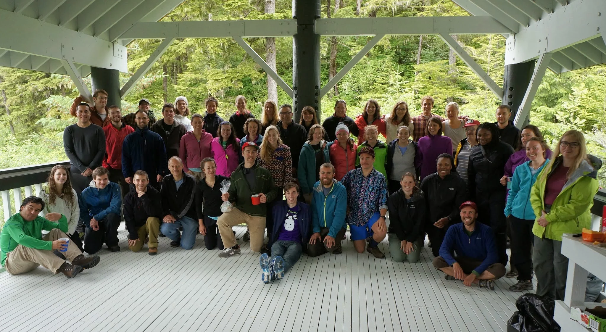 Participants of JIRP 2014 at the University of Alaska Southeast campus. (Photo by: Alexandre Mischler)