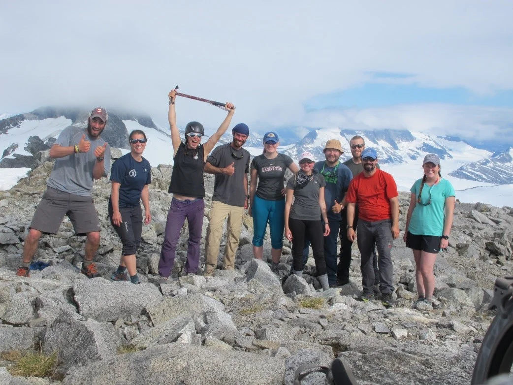 The crew on top of Taku B (photo: Aaron Chesler)