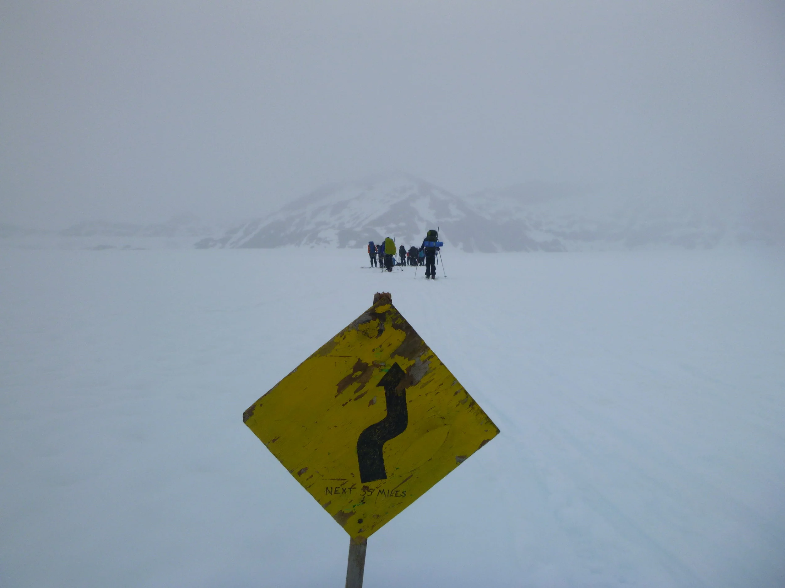  On the final approach to Camp 10: crevasses ahead! PC: Theresa Westhaver