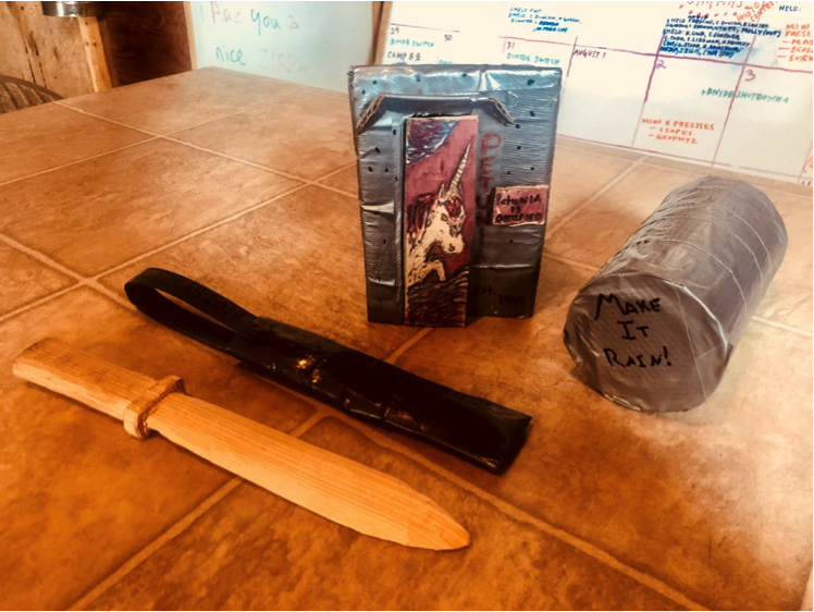 JIRPmas gifts past and present on display at Camp 18. PC: Alec Getraer