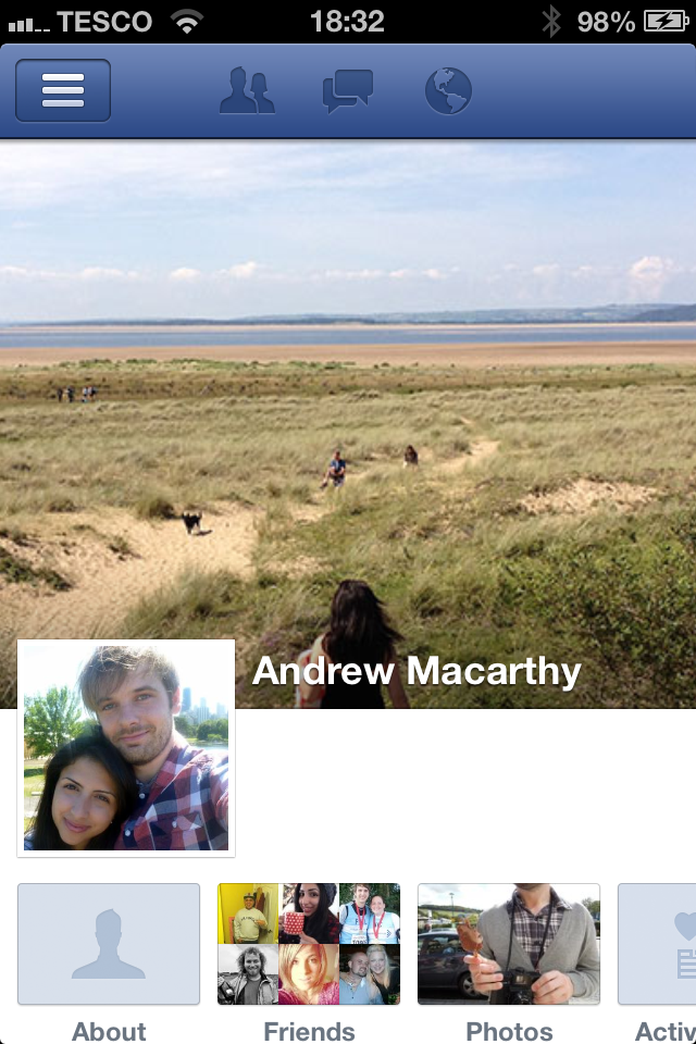 change facebook cover photo iphone app — Social Media Tips, Social