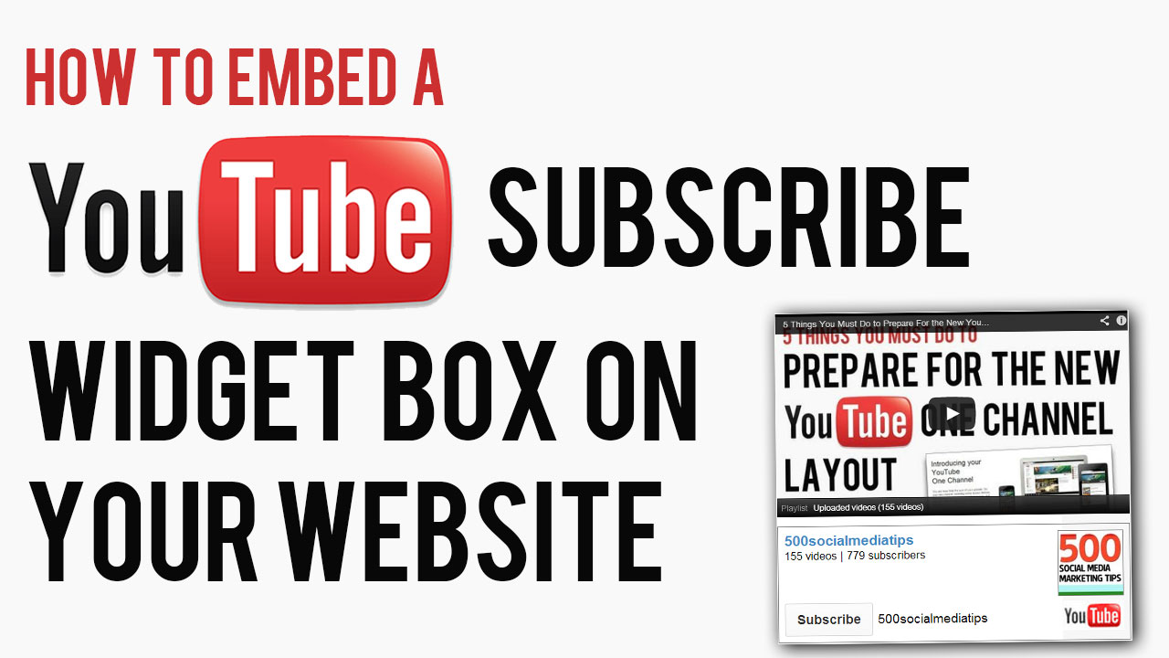 How to Embed  Channel for FREE on Your Website
