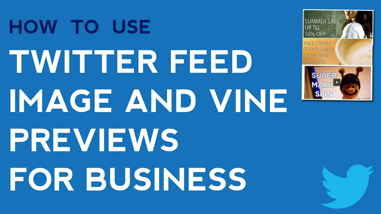 3 Ways to Use Twitter Feed Image and Vine Previews For Business