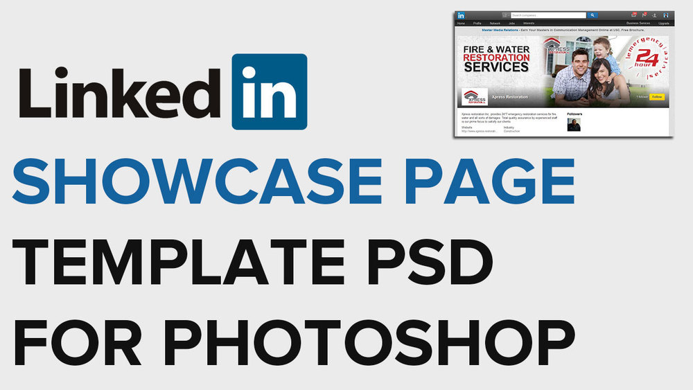 Download Linkedin Showcase Page Cover Photo Template Psd Photoshop Template Linkedin Showcase Page Hero Image Andrew Macarthy Social Media Marketing
