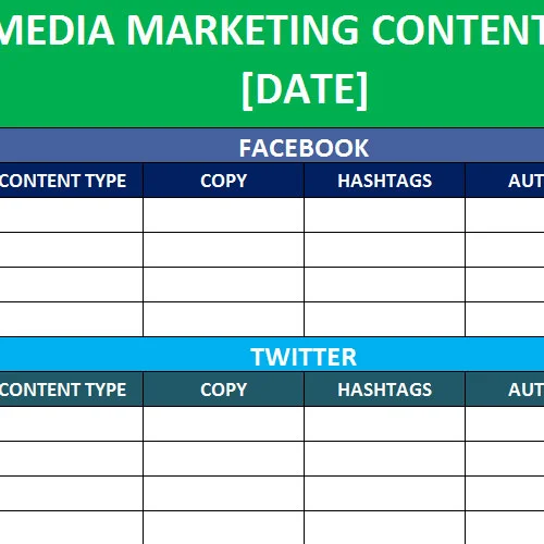 Social Media Editorial Calendar Download Social Media Tips Social Media Marketing Tutorials Andrew Macarthy Andrew Macarthy Social Media Marketing
