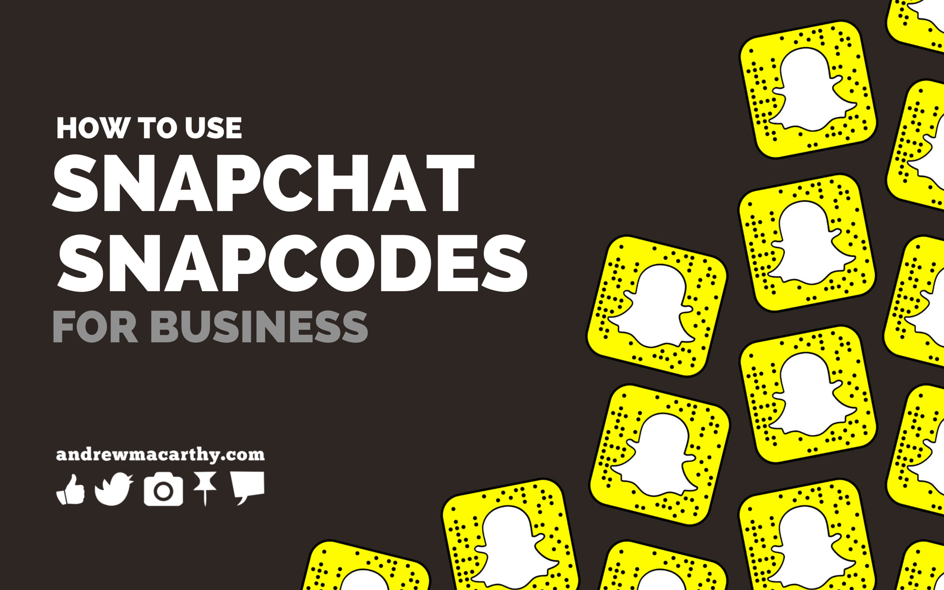 How to Use Snapchat Snapcodes to Promote Your Business (Vector Image Download and Customization)
