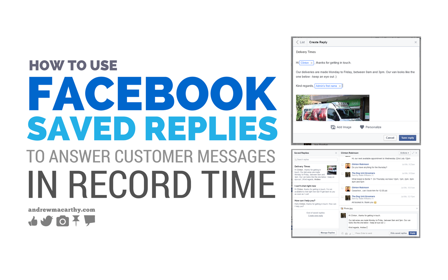 How to Use Facebook Saved Replies to Answer Customer Messages in Record ...