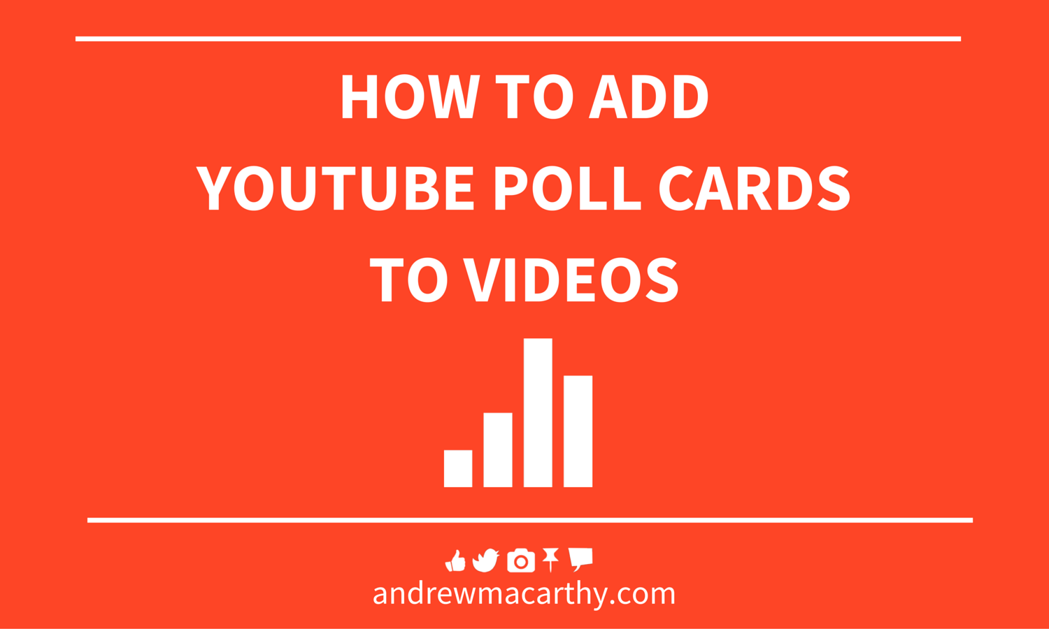 How to Add YouTube Poll Cards to Videos (And Everything Else You Need to Know)
