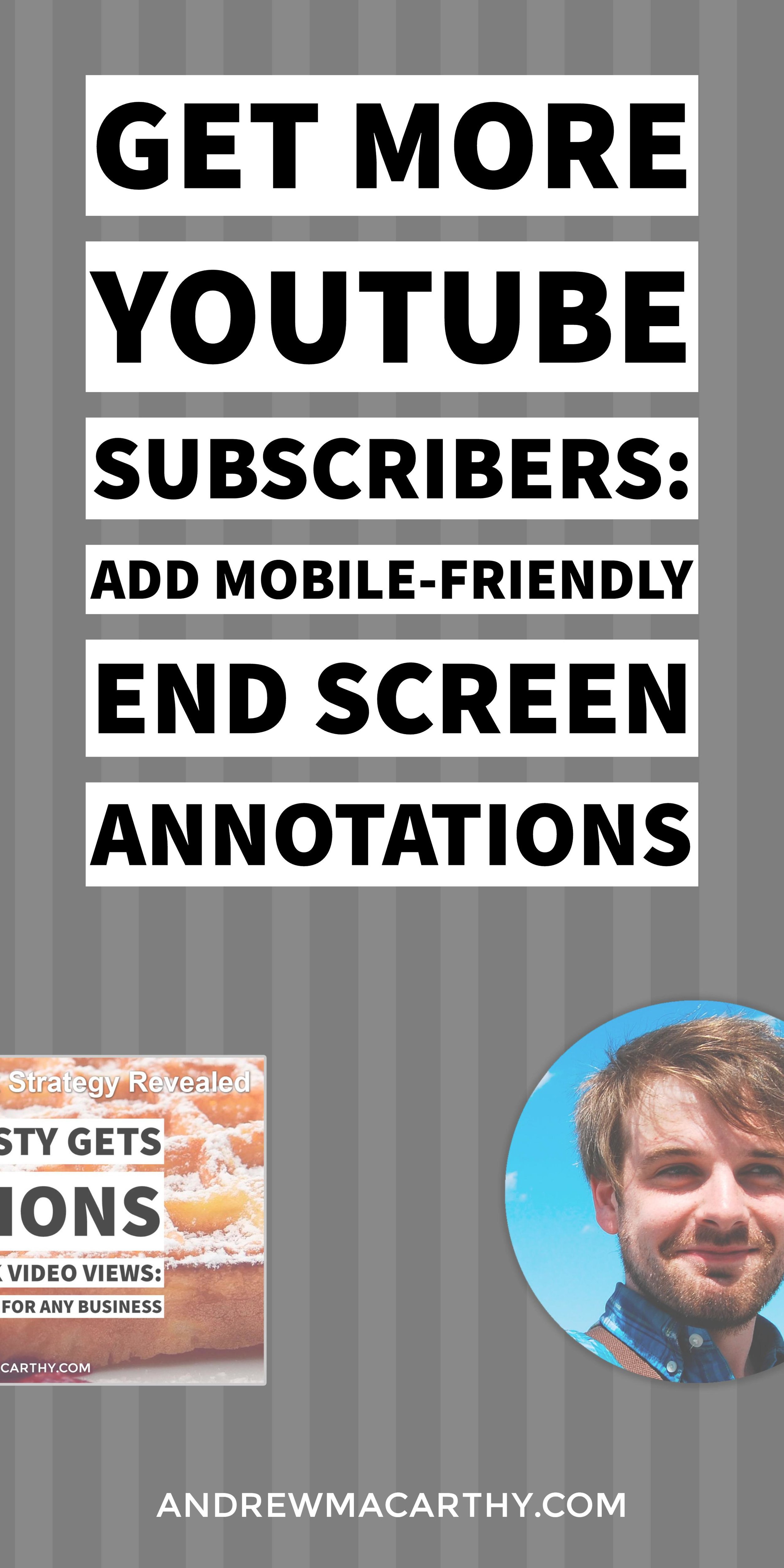 end screen annotation problems
