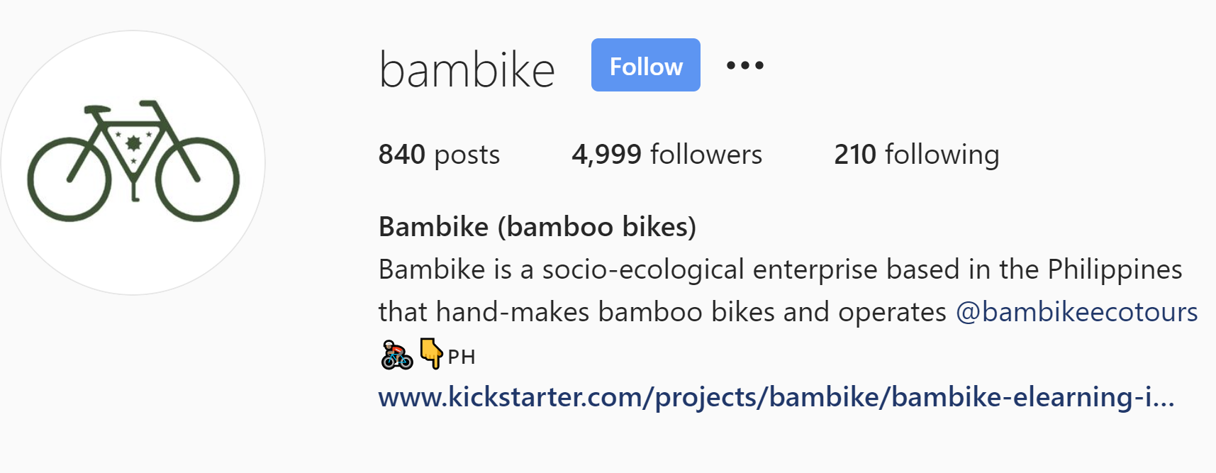 Instagram Bio Example and Idea #3