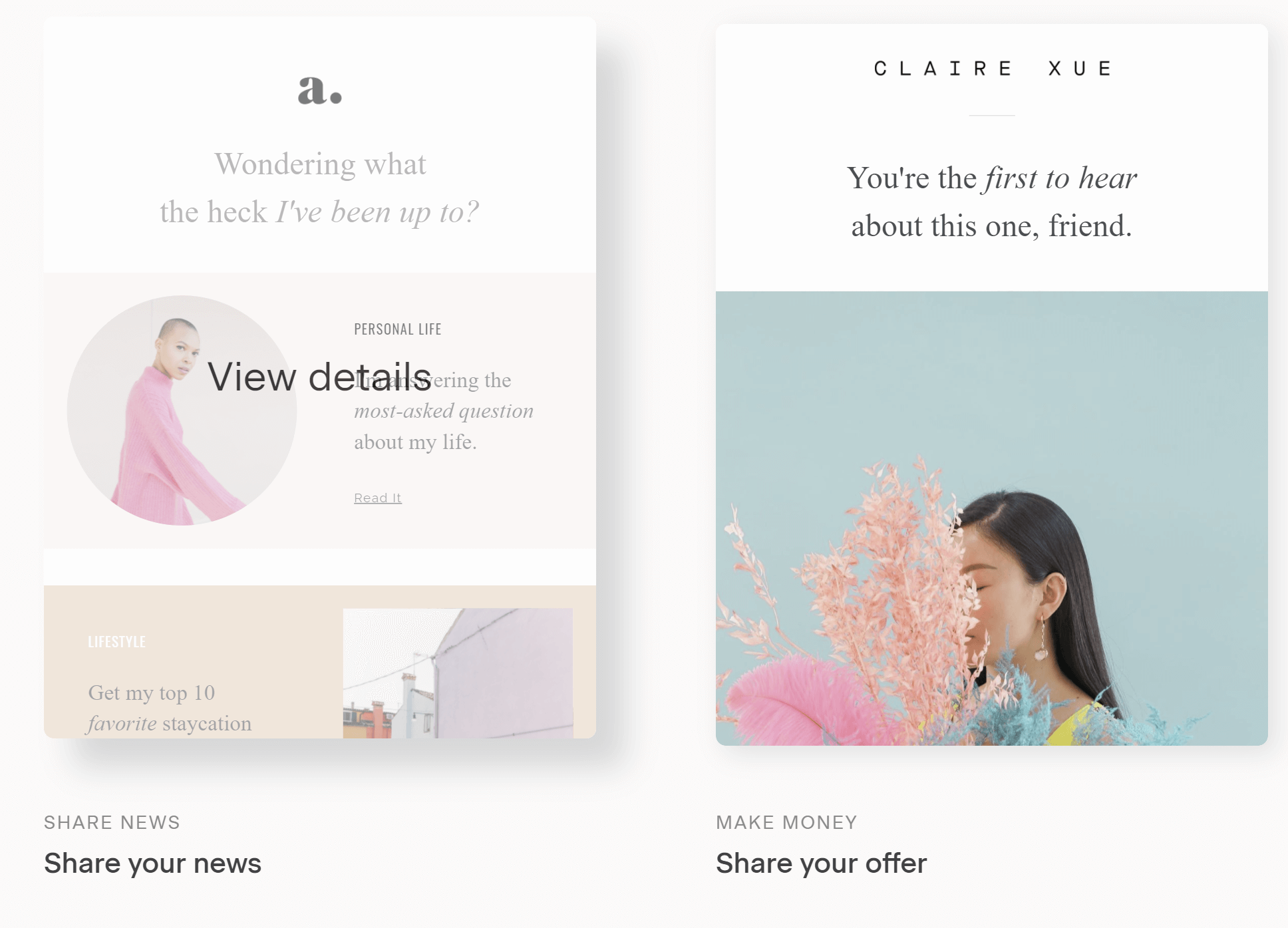 Flodesk templates example