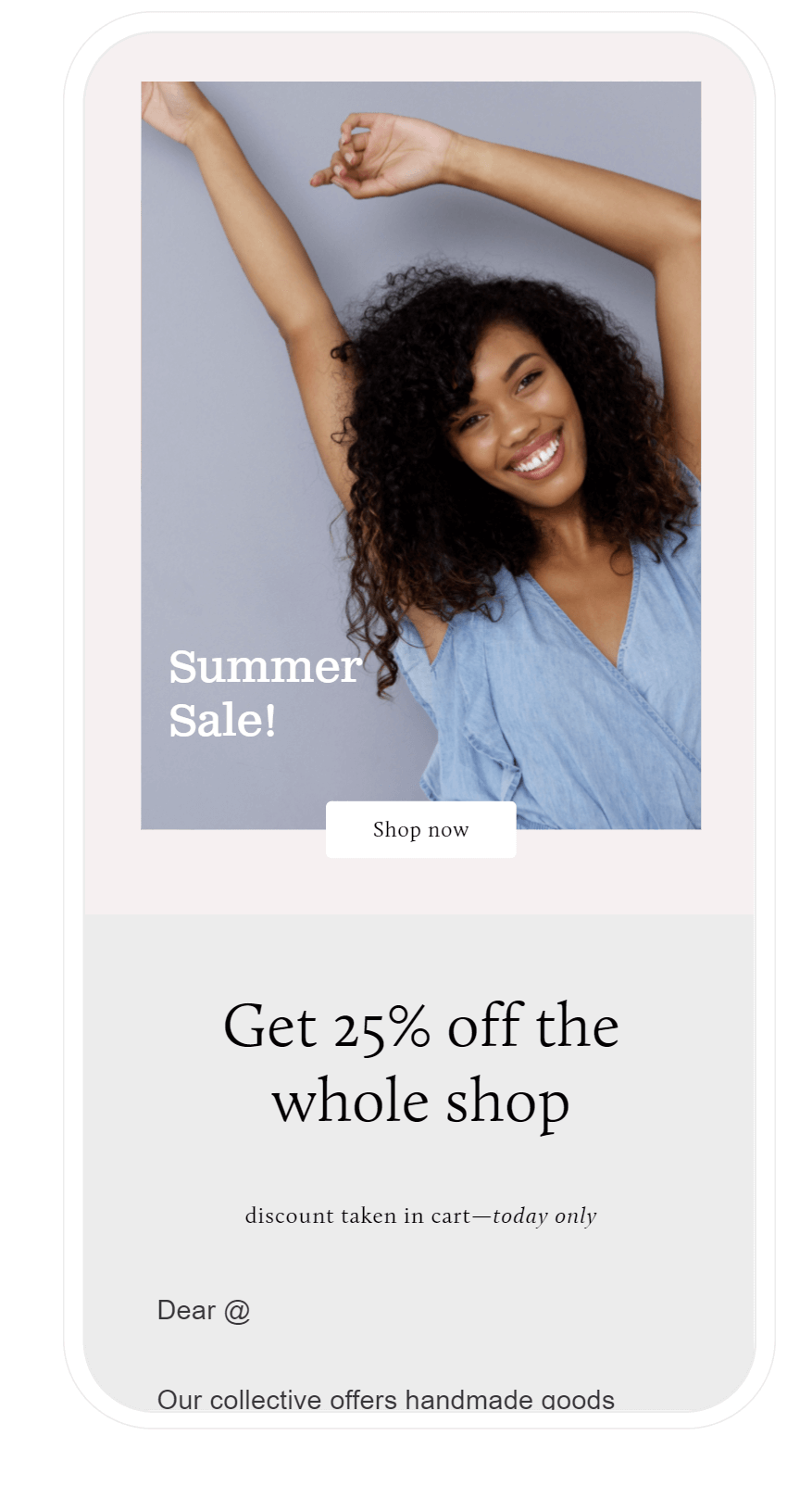 Flodesk mobile preview