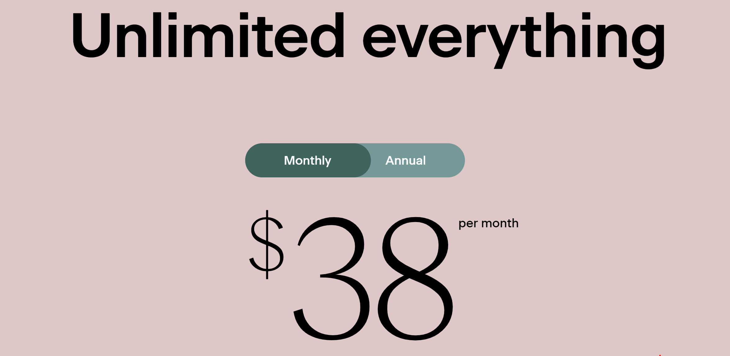 Flodesk Pricing Plan