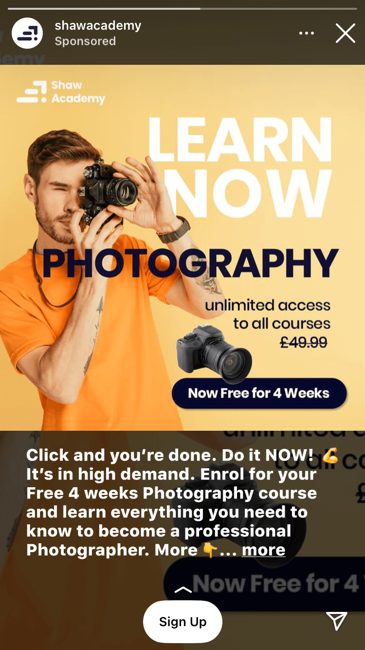 63 Instagram Stories Ads Examples (IG Story Video Ads Ideas For