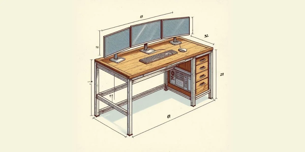 3 Best Desks For A Three Monitor Setup 2024: Complete Guide — Andrew ...