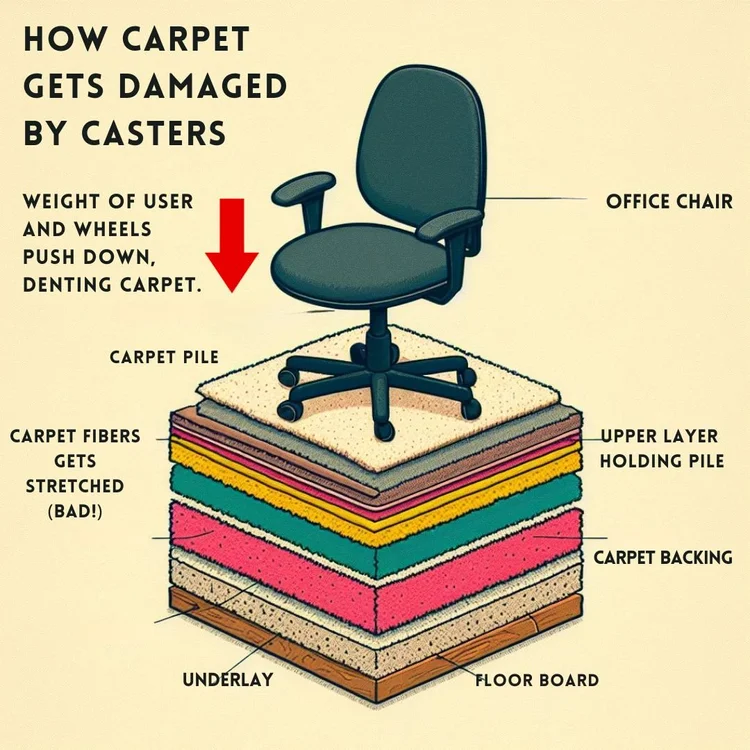 How to Stop Office Chair Damaging Carpet Ultimate Guide — Andrew
