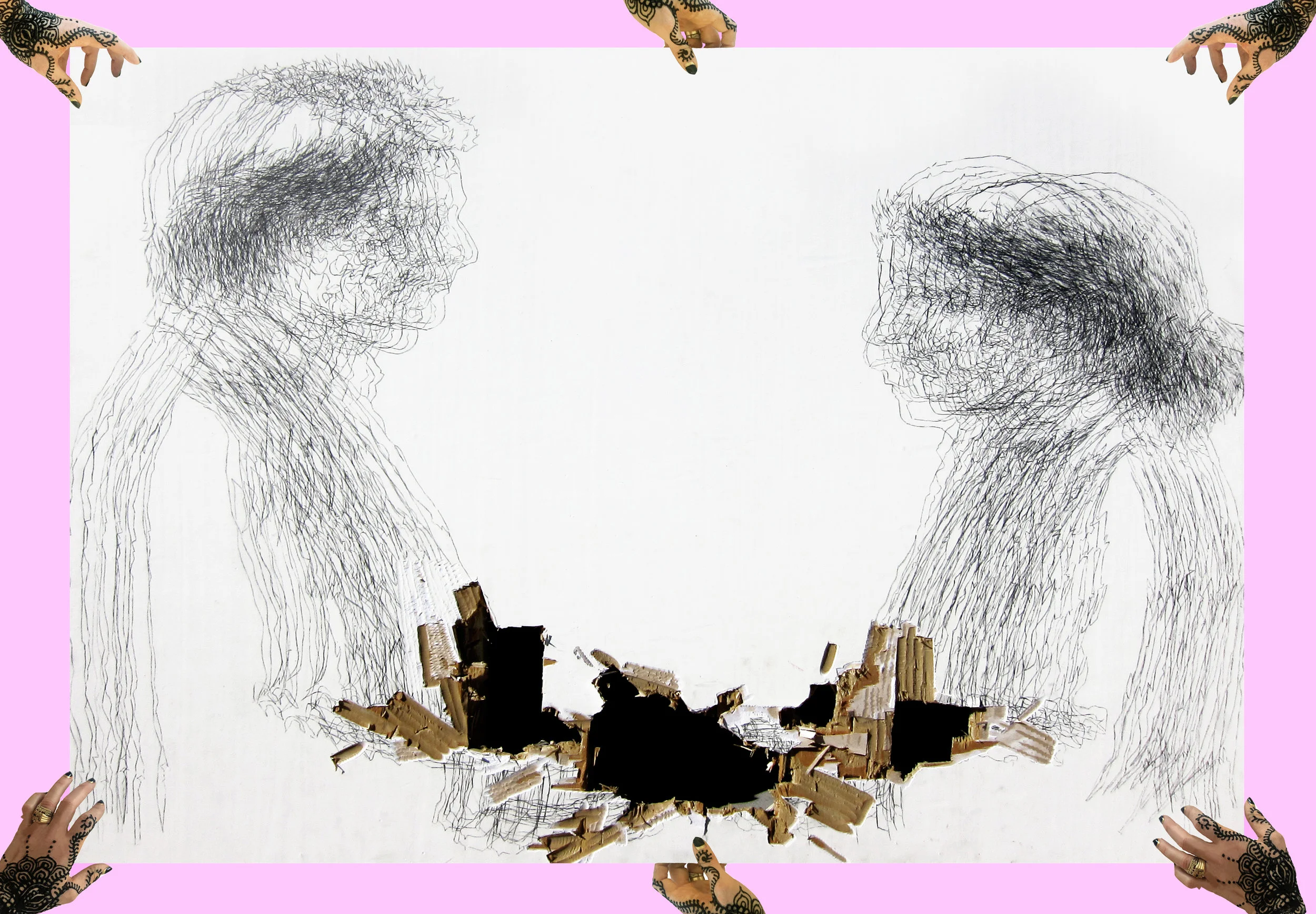 "Double Portrait, Marina, Ulay and a Fourth Hand#5" 2013