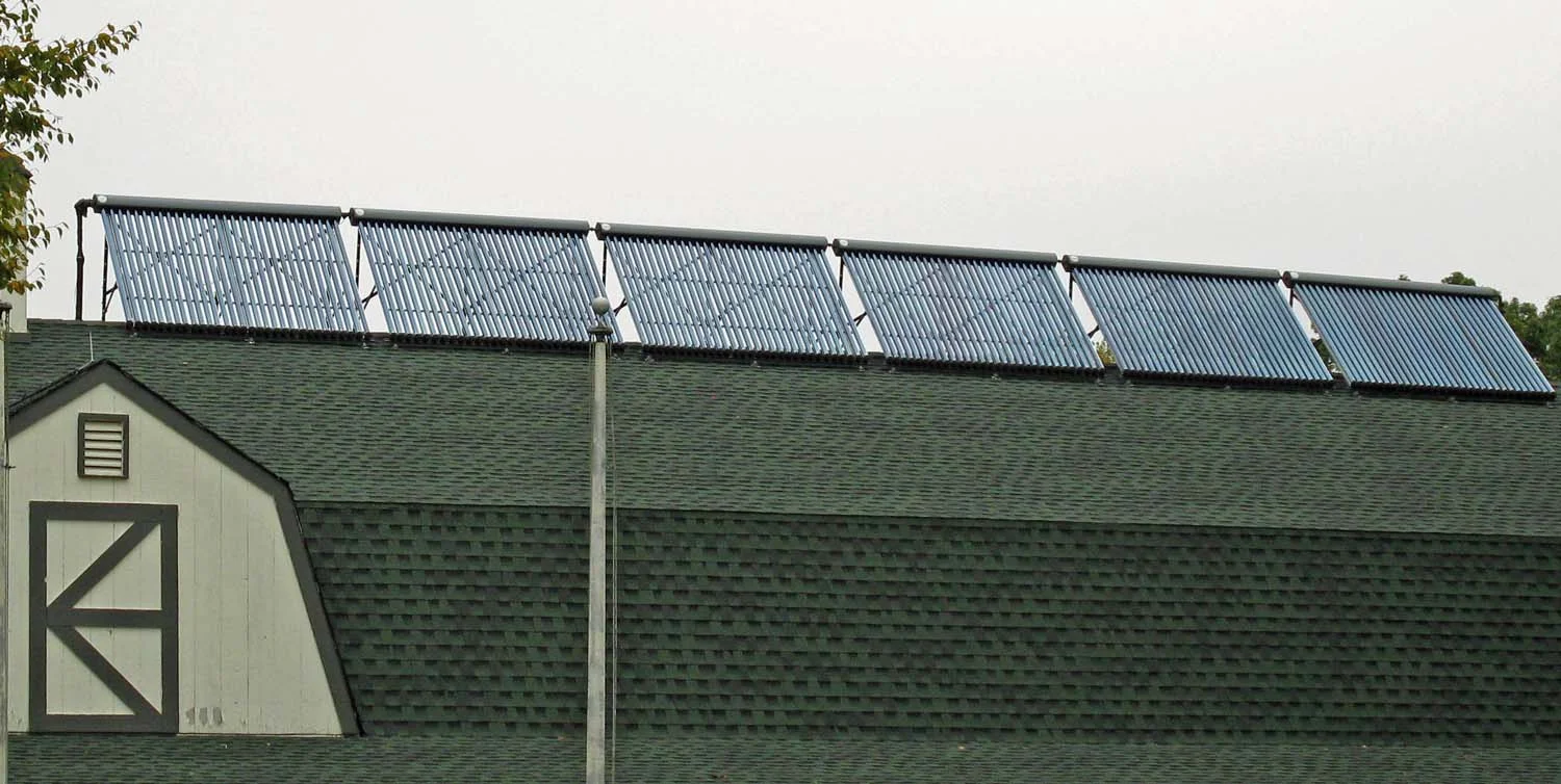 Solar Thermal System on Roofline