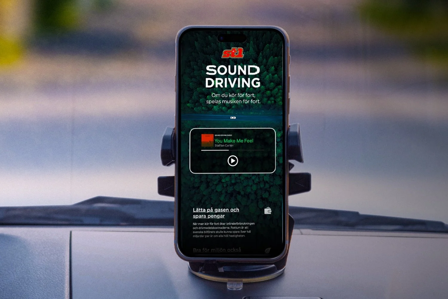 If you drive too fast, your music plays too fast