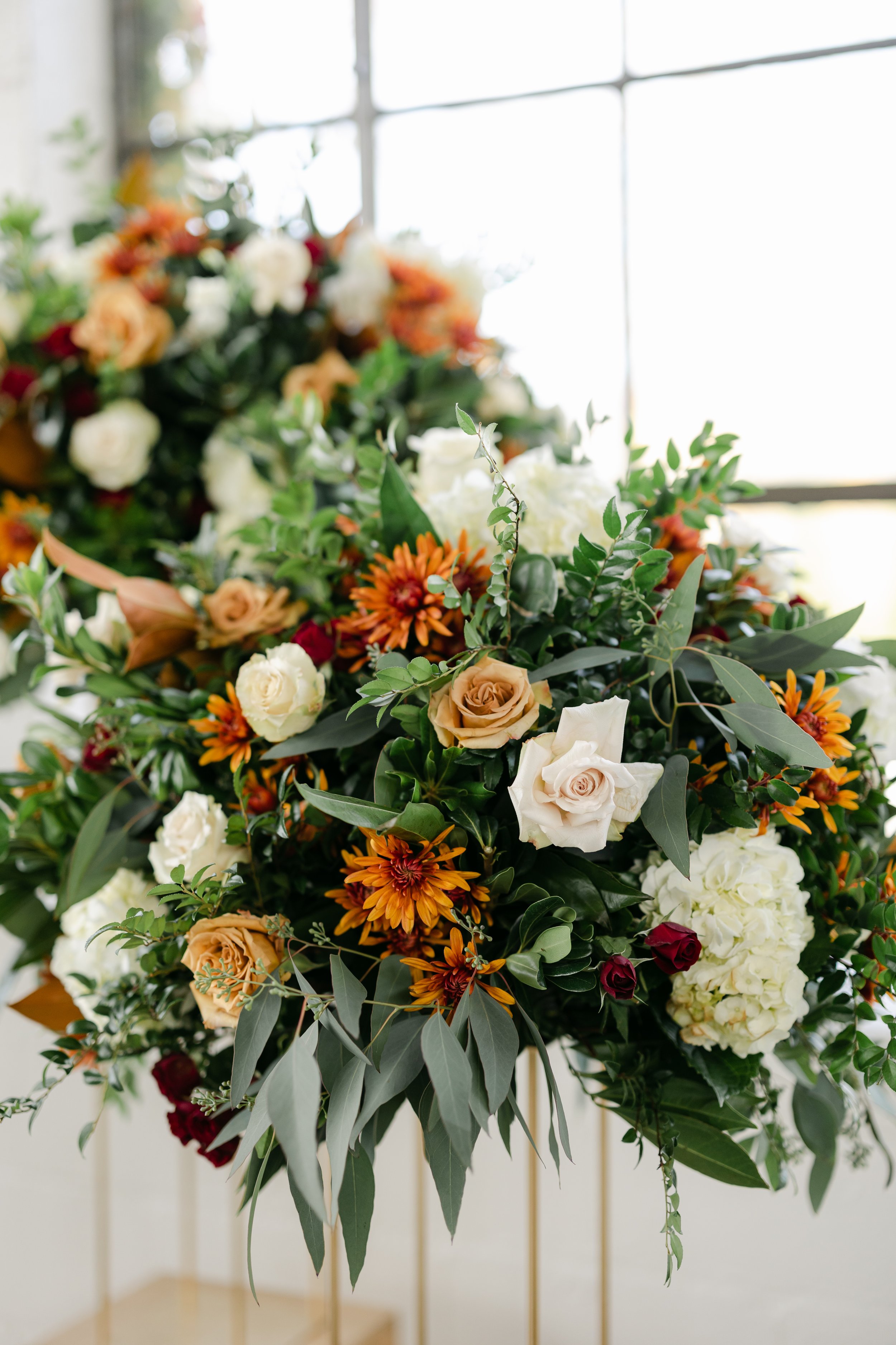 Wedding Florals Fall Colors