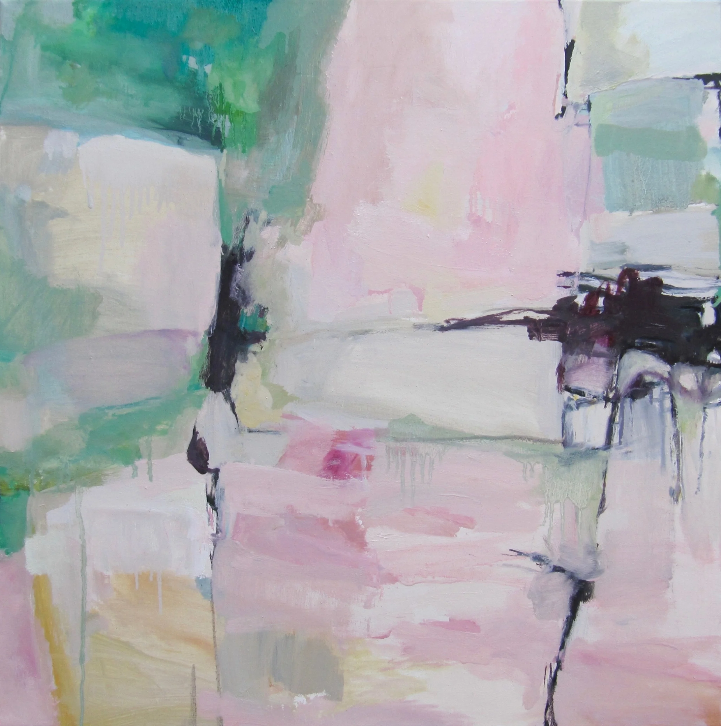 En trance, 2018 / Oil on canvas, 24 x 24