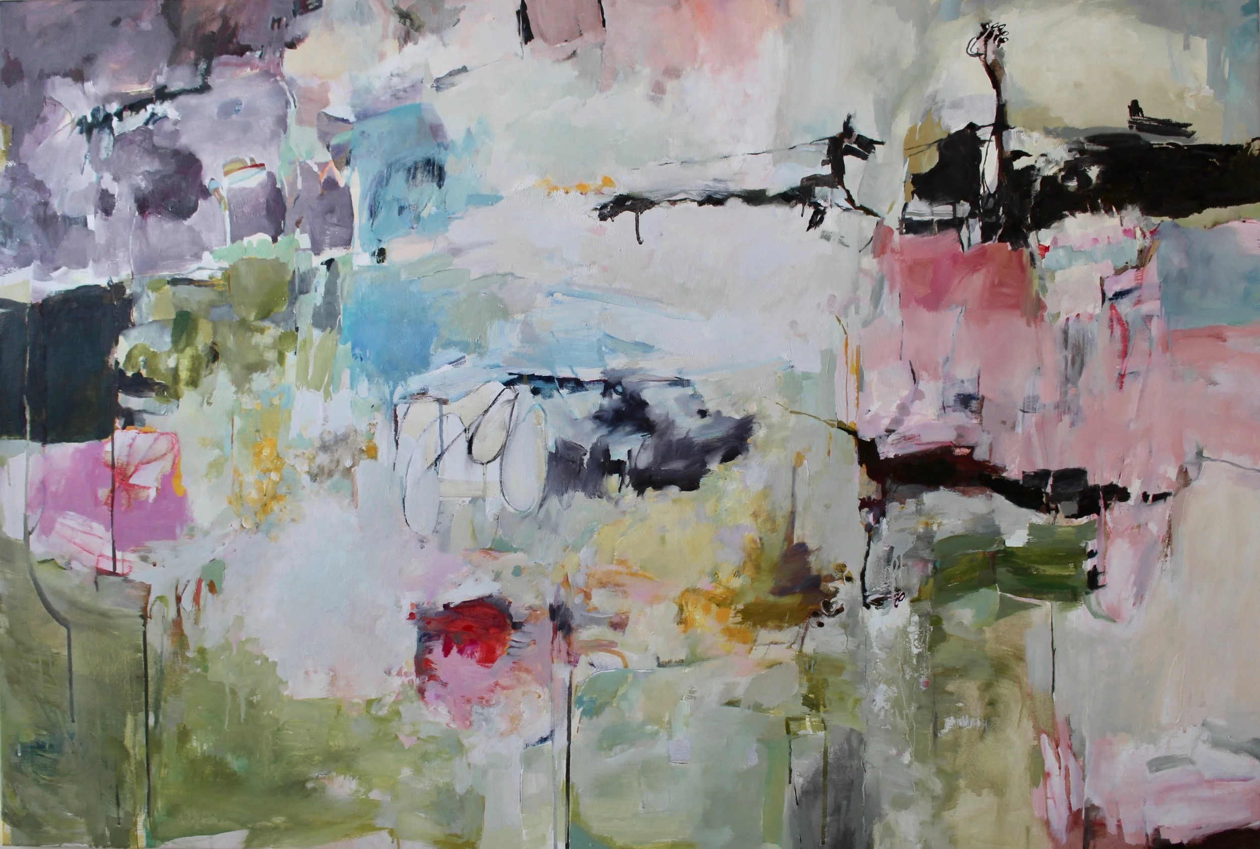 The Wheel, 2018 / Oil on canvas, 39 x 58