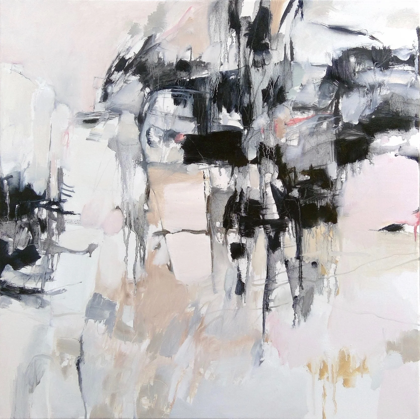 Coming Apart, 2018 / Oil on canvas, 24 x 24