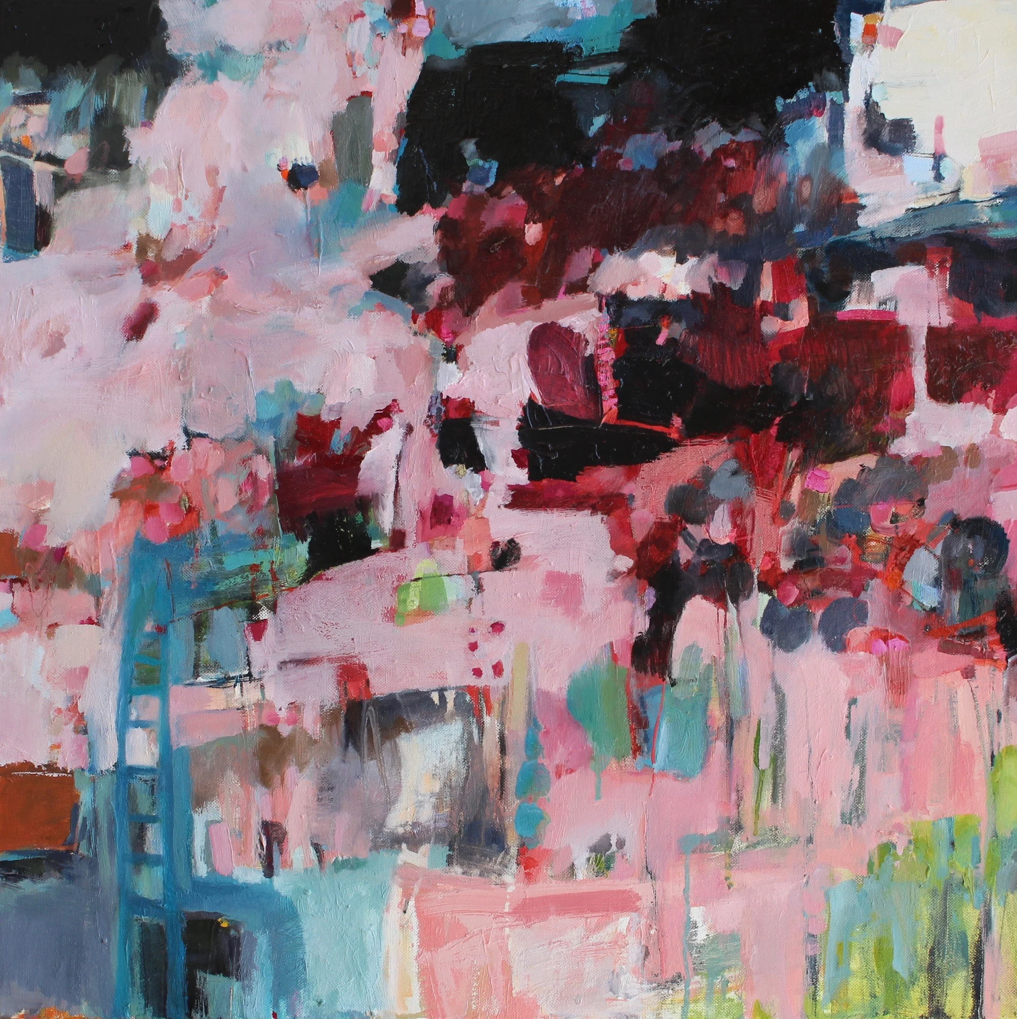 Transformation, 2018 / Oil on canvas, 24 x 24 / SOLD