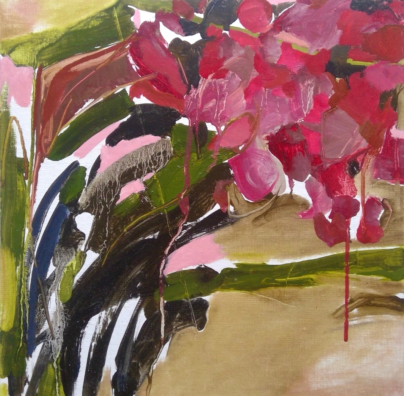 Untitled study, 2018 / Oil on linen panel, 12 x 12
