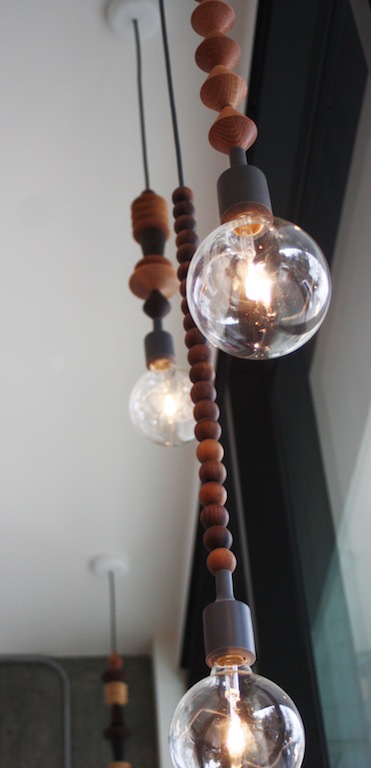 Beaded pendant lighting 