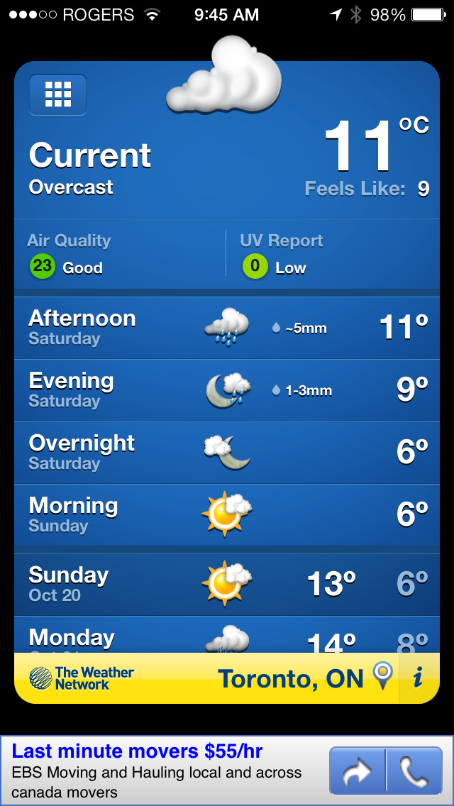 The Weather Network App