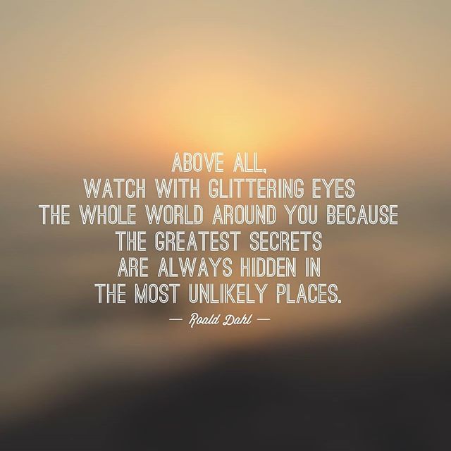 Love this quote from Roald Dahl. Above all watch with glittering eyes...
#roalddahl #roalddahlquote #bemindful #liveinthemoment #inspirationdaily #dailyinspo #dailyinspiration #quotablequotes #bibliotherapy #mindfulmoments #grateful