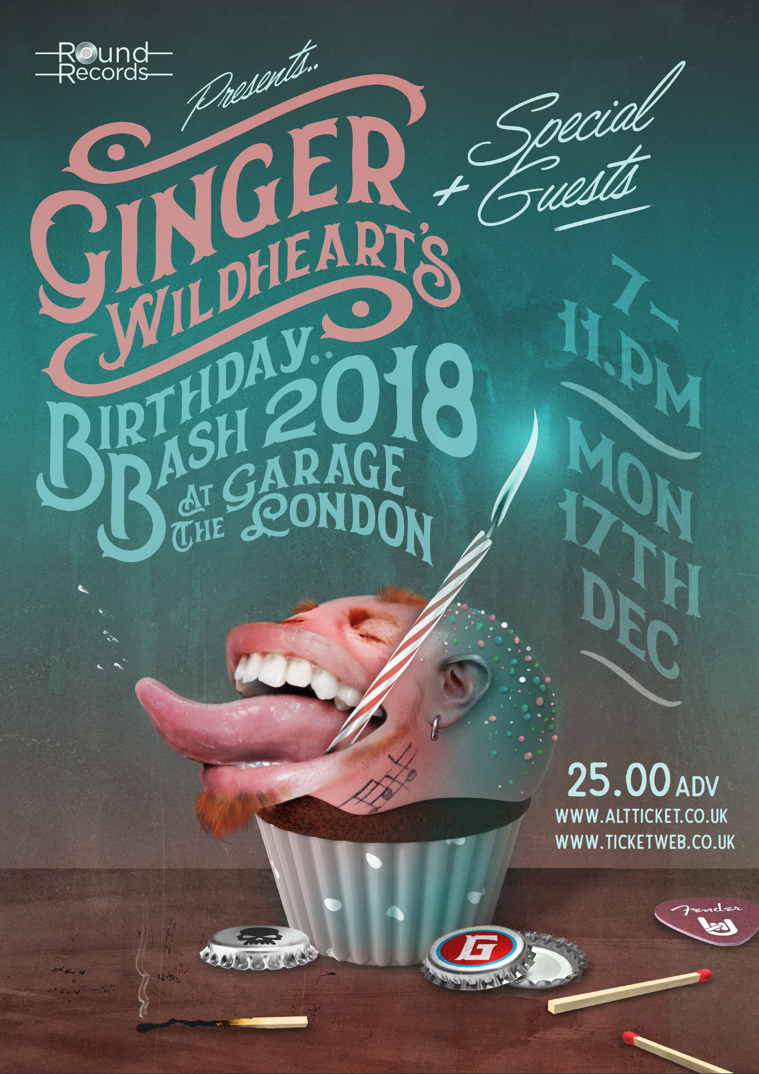 Ginger wildheart birthday bash poster.png