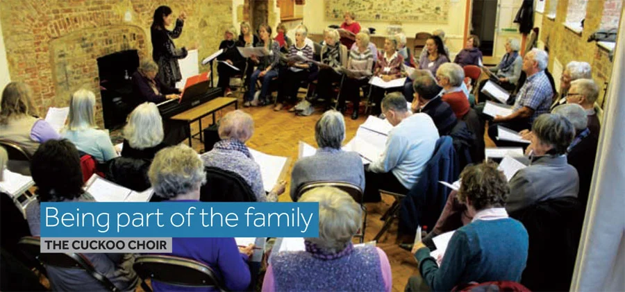 Over 60s Cuckoo Choir meet in Cuckfield every Friday