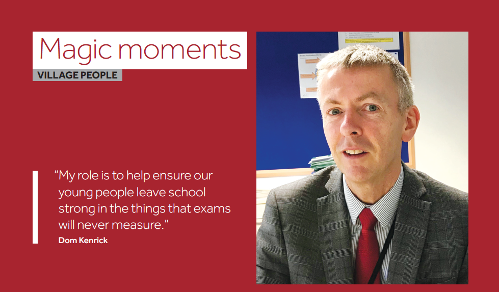 Dom Kenrick, Warden Park Academy Headmaster