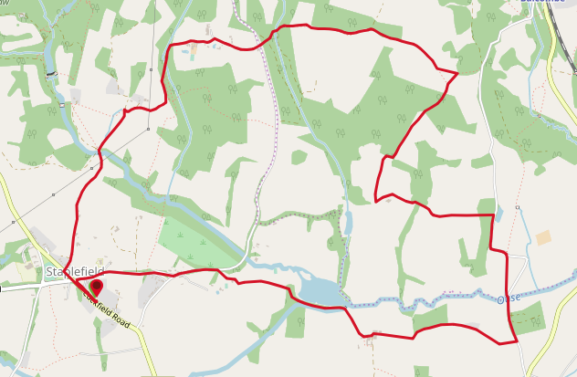 ForgetMeNot Walk 2018 Route