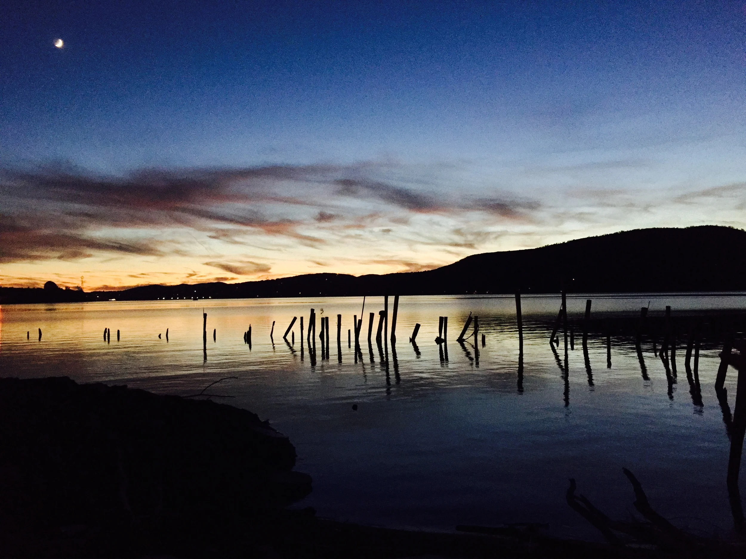 The Hudson River in Peekskill, NY. Oct. 28, 2014. © Bobby Magill