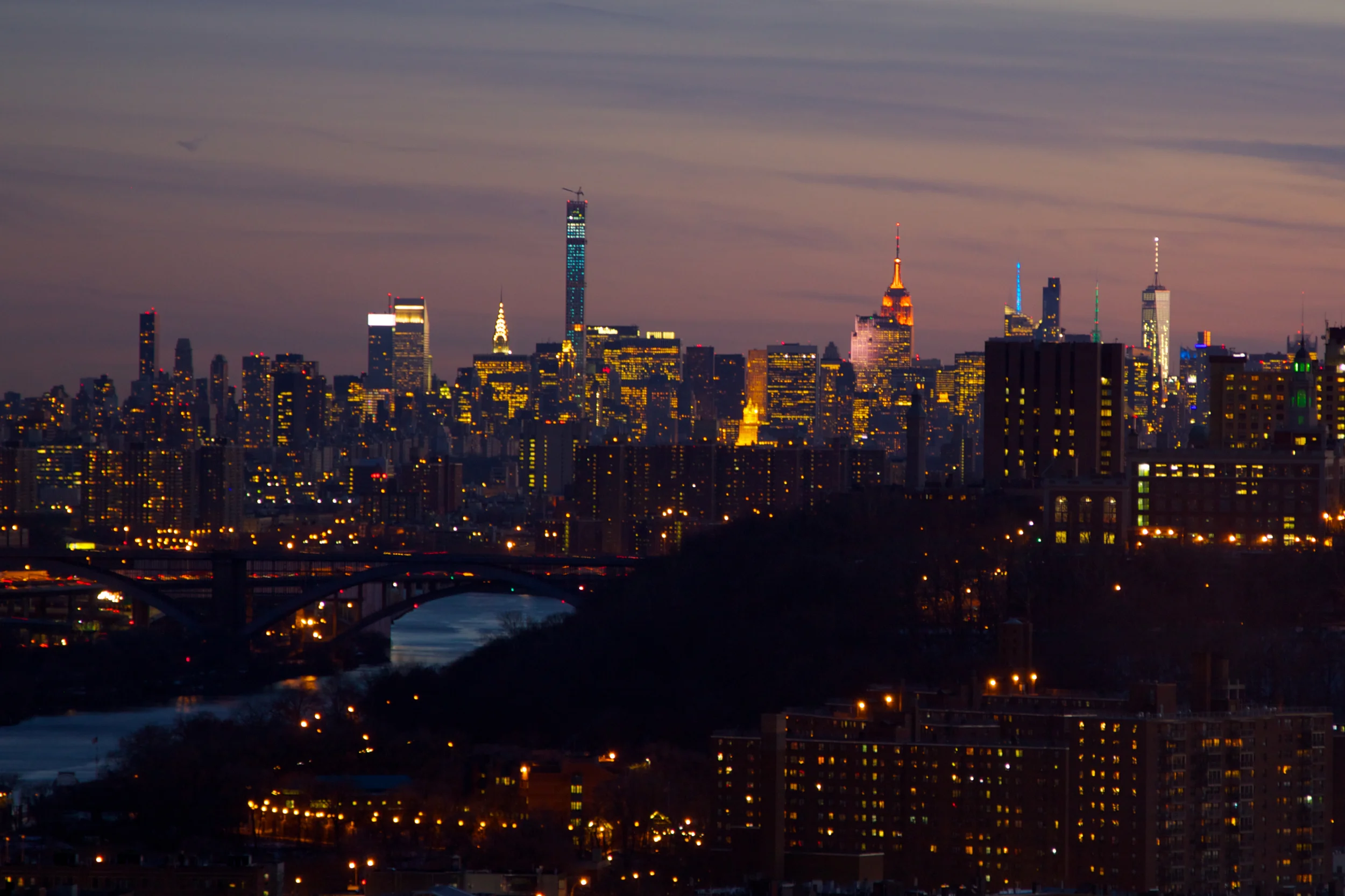 Looking south into the heart of Manhattan. © Bobby Magill