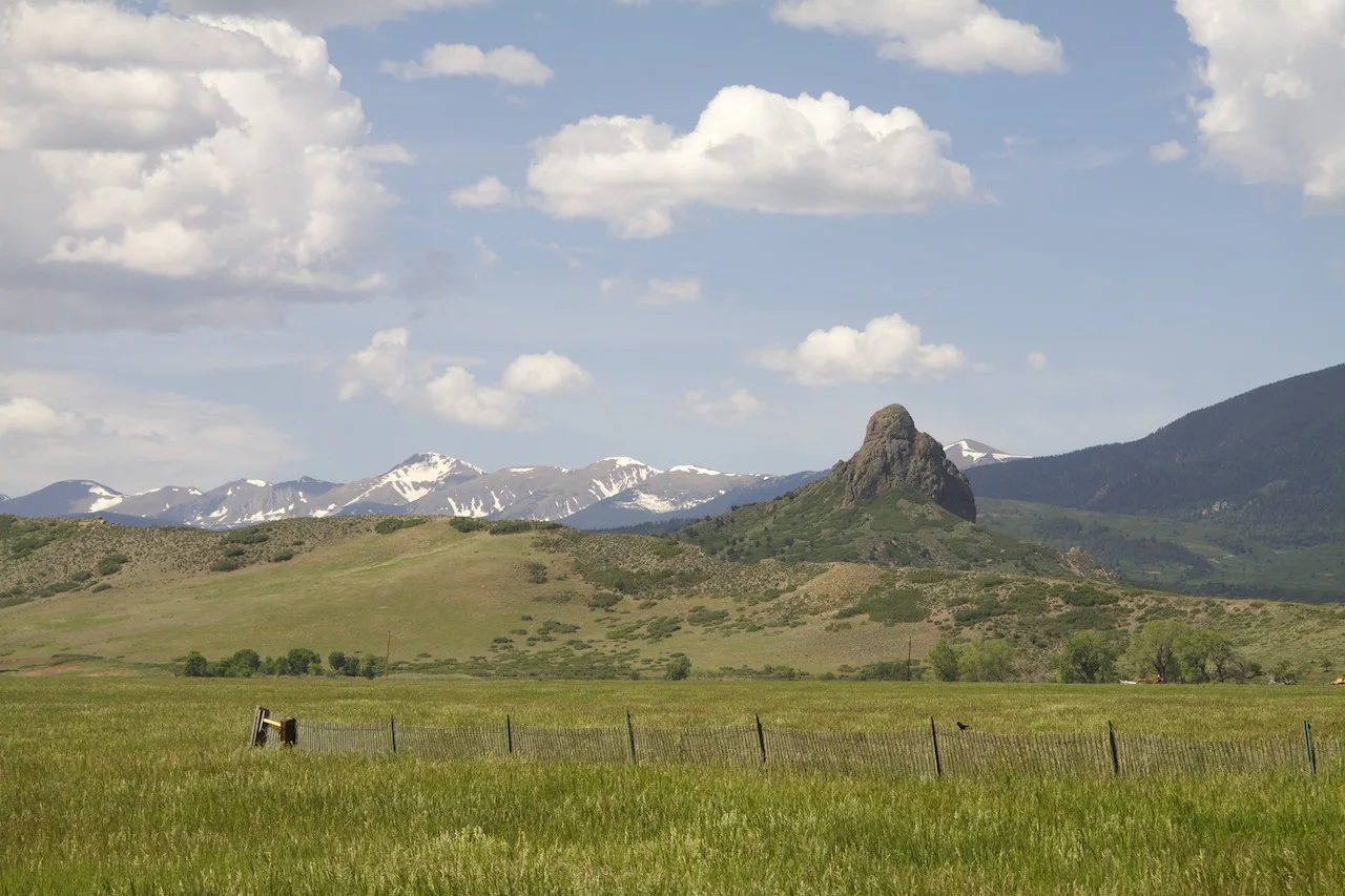 Colo. Hwy. 12 south of La Veta looking toward the east side of the Culebra Range of the Sangre de Cristo Mountains on June 3. © 2012 by Bobby Magill