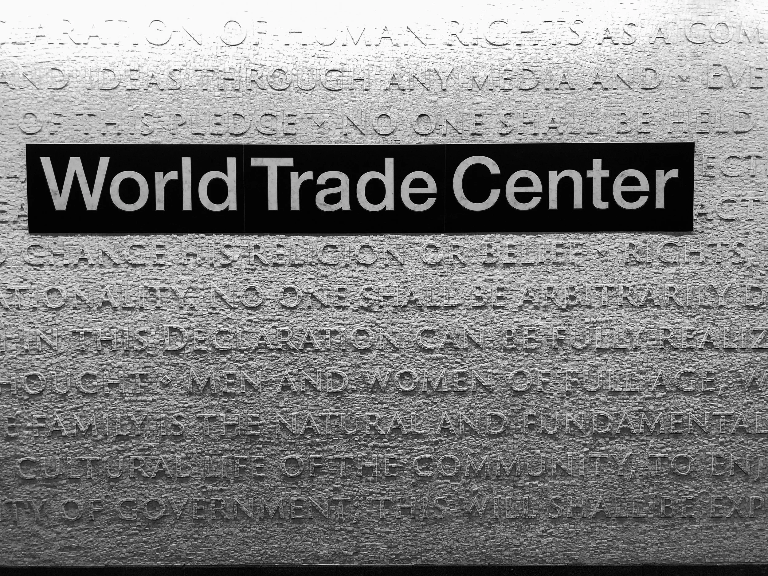 This station was obliterated by the WTC collapse on 9/11. It reopened in 2018.
