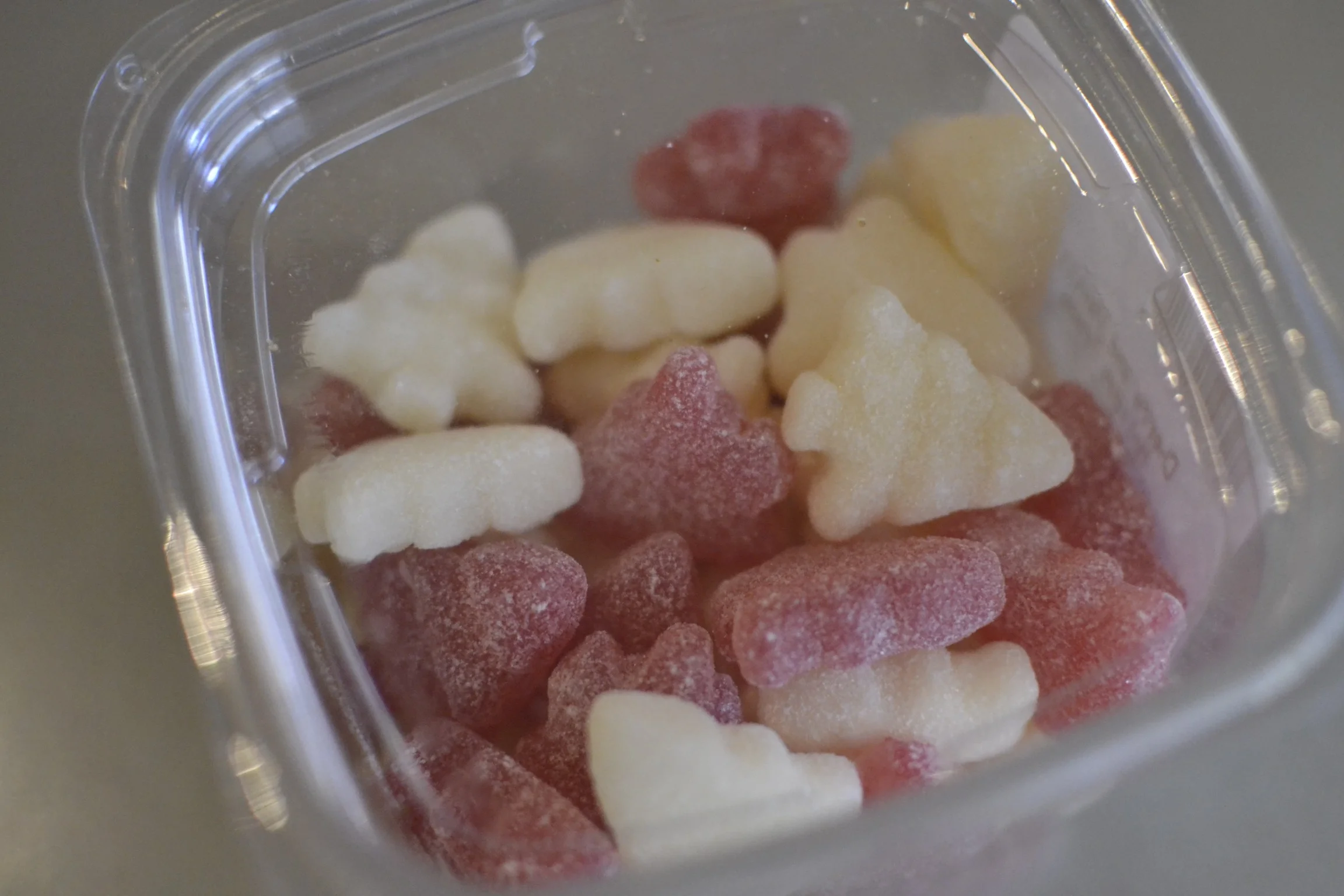 i am addicted to these christmas tree cherry/vanilla gummies from whole foods.