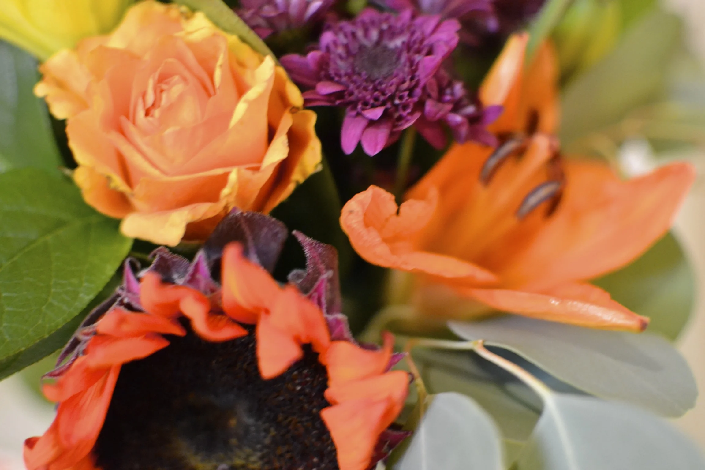 lovely flowers for the weekend. 
