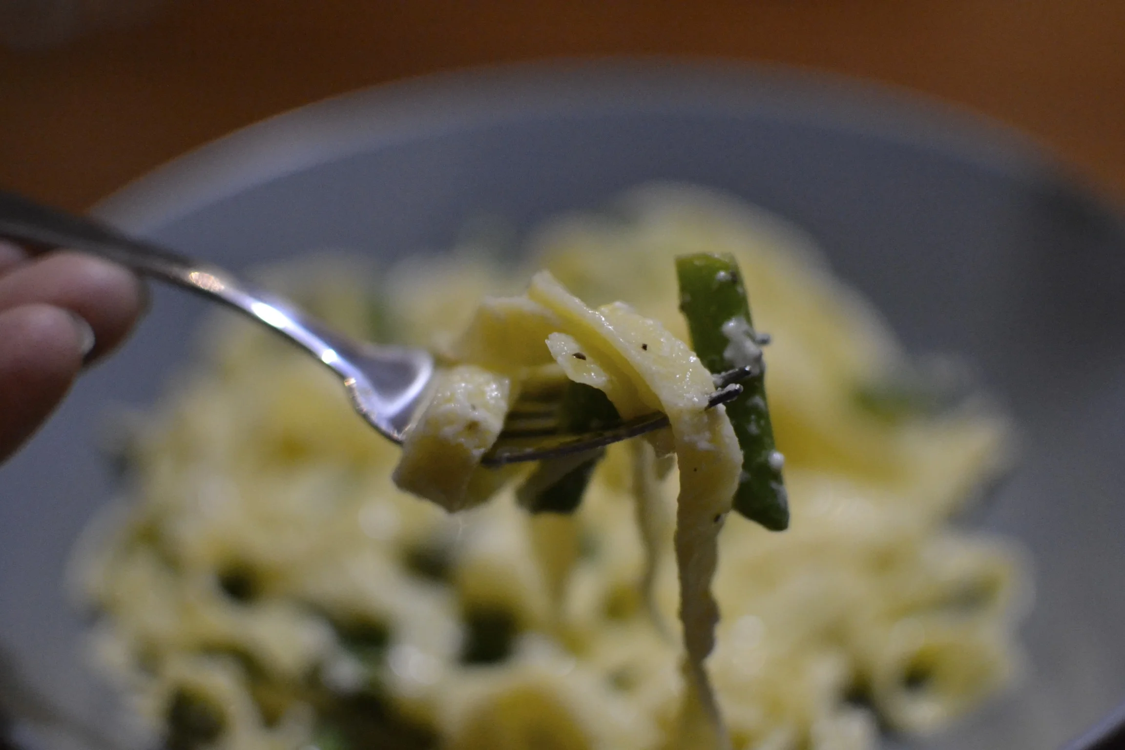 BIRD FOOD:lemon asparagus pasta